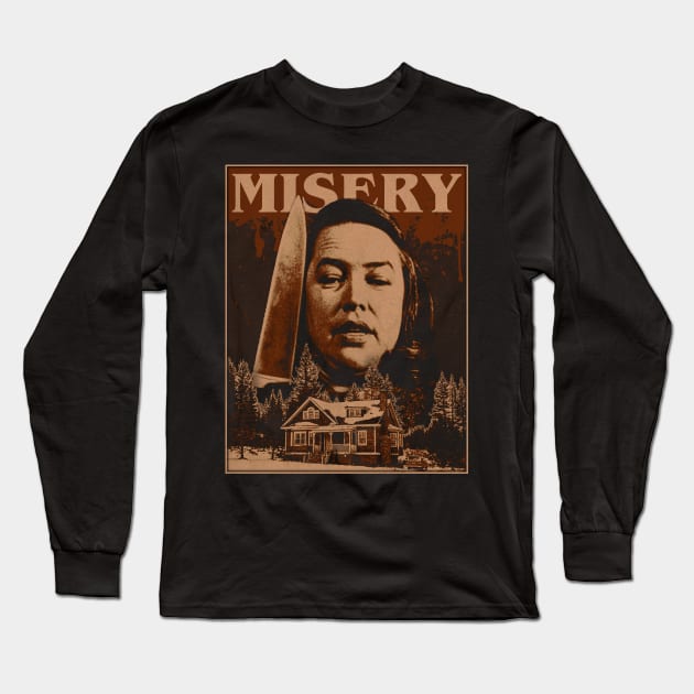Misery Long Sleeve T-Shirt by nickbaileydesigns